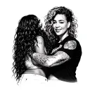 The hottest lesbian who is a man in a Colorado Walmart  tattoo design idea