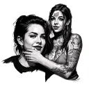 The hottest lesbian who is a man in a Colorado Walmart  tattoo design idea