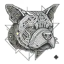 American Bully tattoo design idea