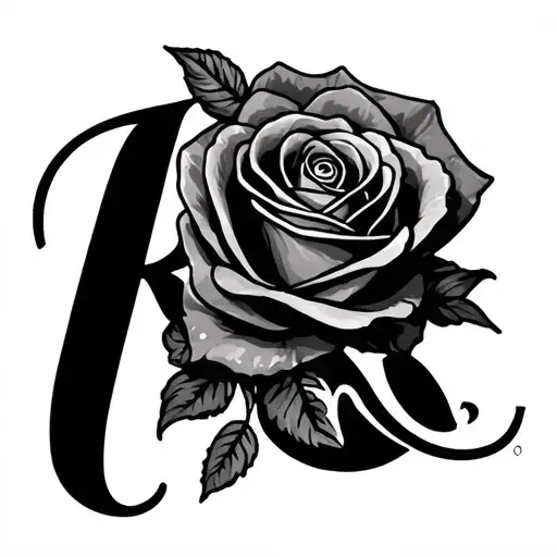 "Rani" rose comes tattoo design idea
