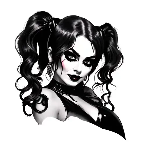 Harley Quinn tattoo design idea