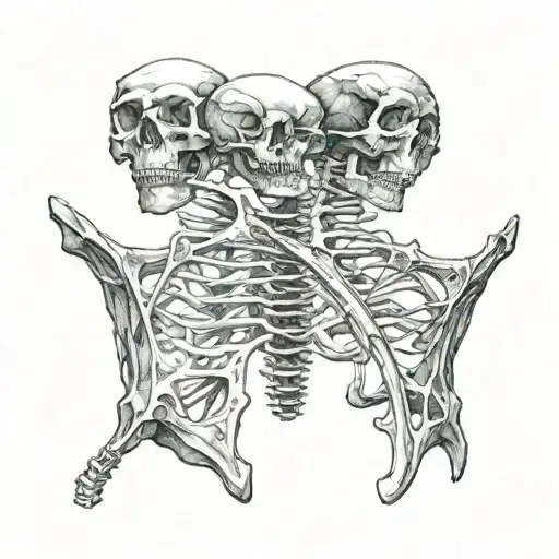 Orthopaedic surgeon, scalpel femur bone tattoo design idea