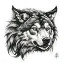 lobo tattoo design idea