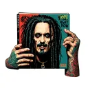 korn right now guy holding the issues album doll  tattoo design idea