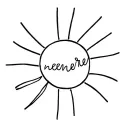 sun with the words memere in cursive writing tattoo design idea