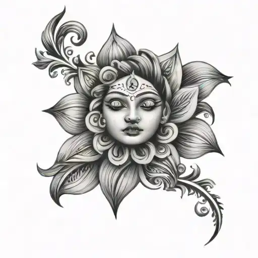 nidhi tattoo design idea