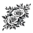 wedding anniversary 6 7 8 tattoo design idea