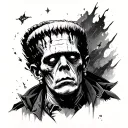 frankenstein tattoo design idea