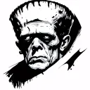 frankenstein tattoo design idea