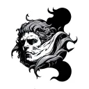 Neptune tattoo design idea