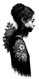 reincarnation tattoo design idea