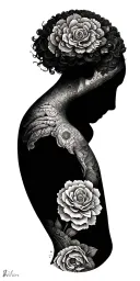 reincarnation tattoo design idea