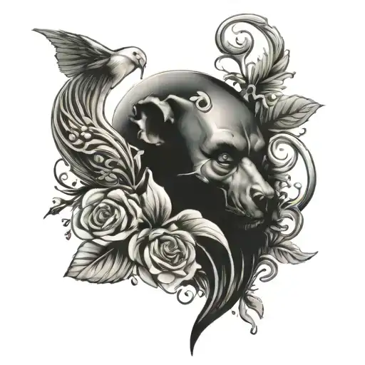 Qos bbc blacked tattoo design idea