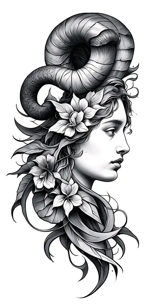 aquarius aries and libra combined tattoo tattoo design idea
