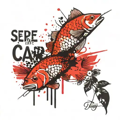 fight club soap with the text "seize the carp" tattoo design idea