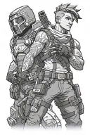 Fortnite  tattoo design idea