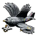 mod the Royal Air Force and American football  tattoo design idea