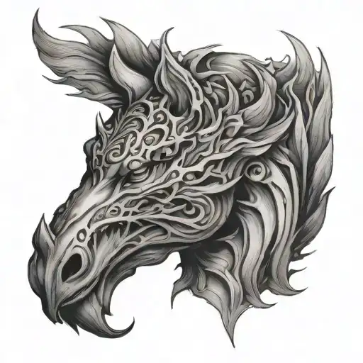 Advancing despite difficulties tattoo design idea