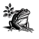 rainbow pride frog and toad tattoo design idea