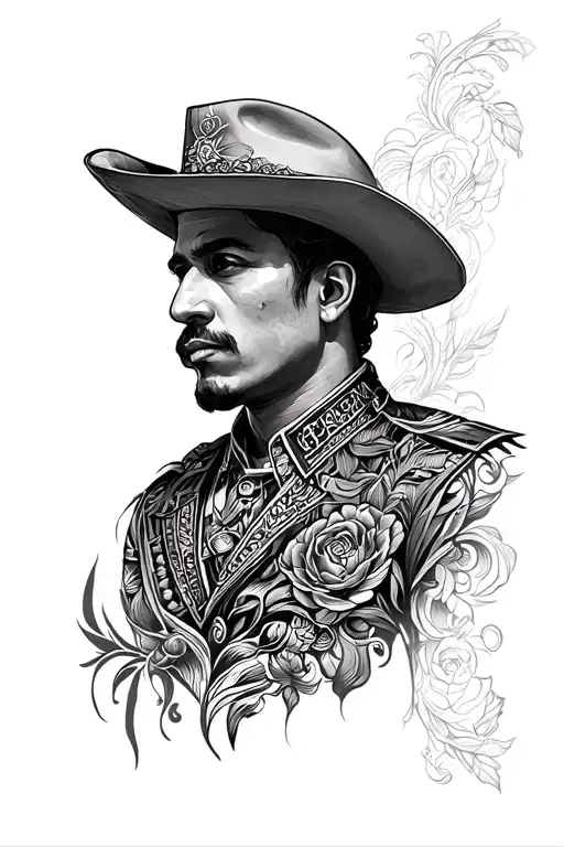 "Espinoza" 3D tattoo design idea