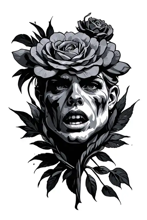 struggle ambition tattoo design idea