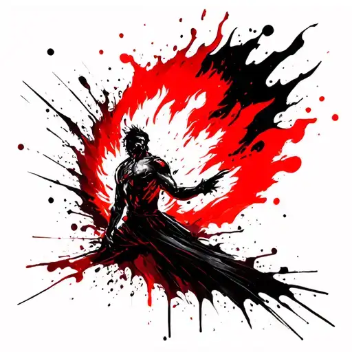 prometheus giving fire tattoo design idea