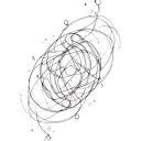quantum entanglement tattoo design idea