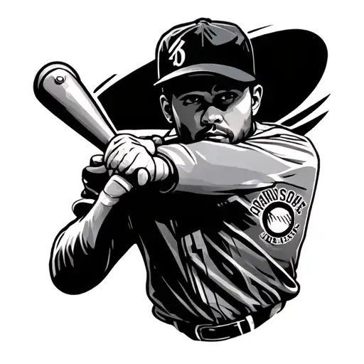 baseball theme with Roman's 8:18 tattoo design idea