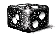 dice symbolizing tattoo design idea