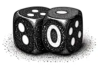 dice symbolizing tattoo design idea