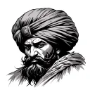 Sikh Warrior tattoo design idea