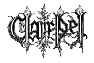 name Claribel in letters gothic tattoo tattoo design idea