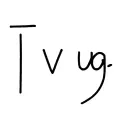"I v u g" Initial intermediary tattoo design idea