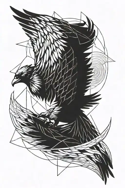 icarus angel tattoo design idea