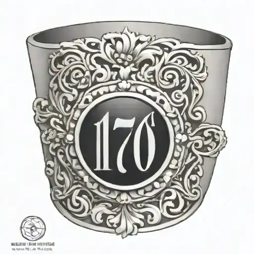 braclet with number 170603 tattoo design idea