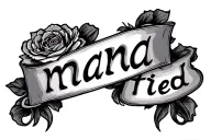 mama tried neck tattoo design idea