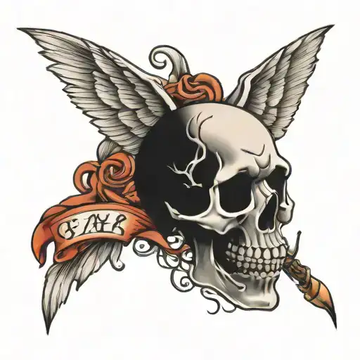 death date gpa tattoo design idea