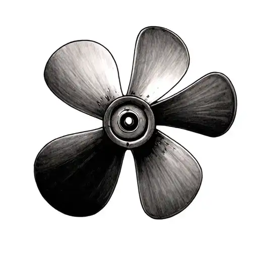 Boat Propeller tattoo design idea