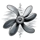Boat Propeller tattoo design idea