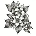Jasmine tattoo design idea