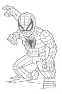 lego spiderman peter parker tattoo design idea