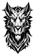 a beast tattoo design idea