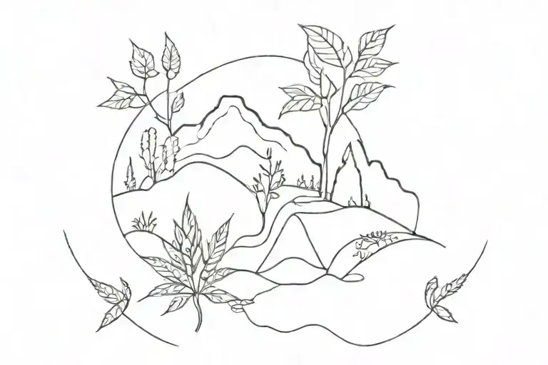 environmental engineer, nature inspired tattoo tattoo design idea