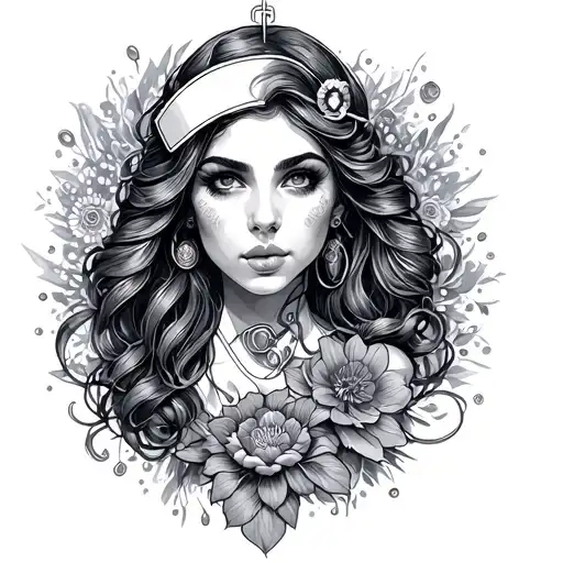 spiritual, overthinking, dreamer, successful, nurse, buisness women, tattoo design idea