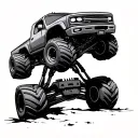 Monster Truck tattoo design idea