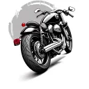 Heartbeat Motorcycle tattoo design idea