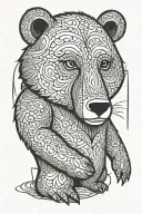 Arthur, strong as a bear tattoo design idea