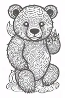 Arthur, strong as a bear tattoo design idea