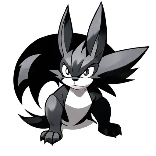 Lucario tattoo design idea