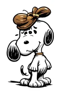 Snoopy tattoo design idea